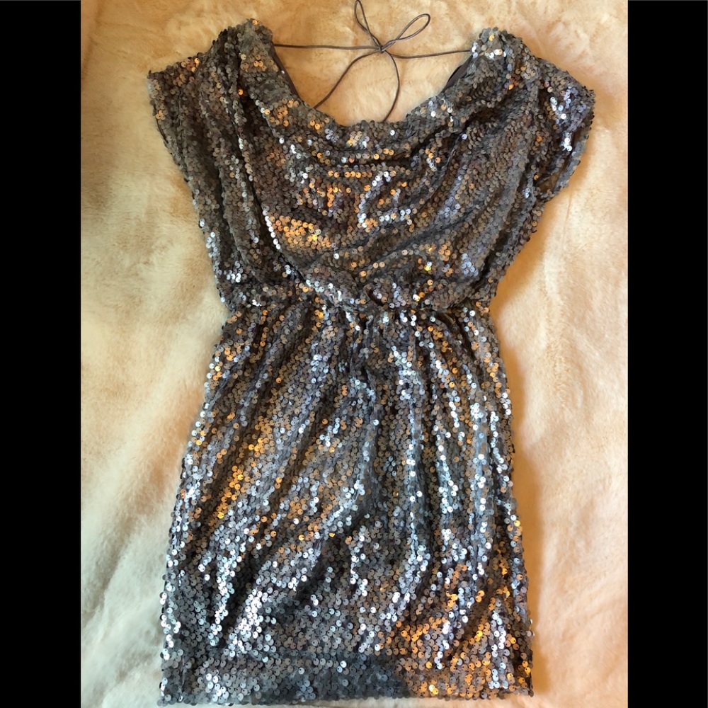 Aidan by Aidan Mattox Sequin Party Dress